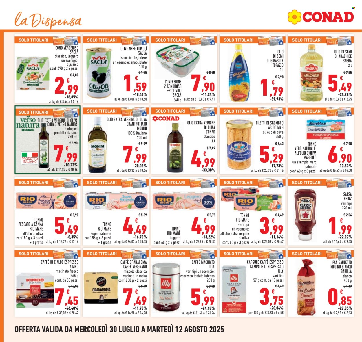 Volantino Conad - 30/7/2025 - 12/8/2025. Pagina 14