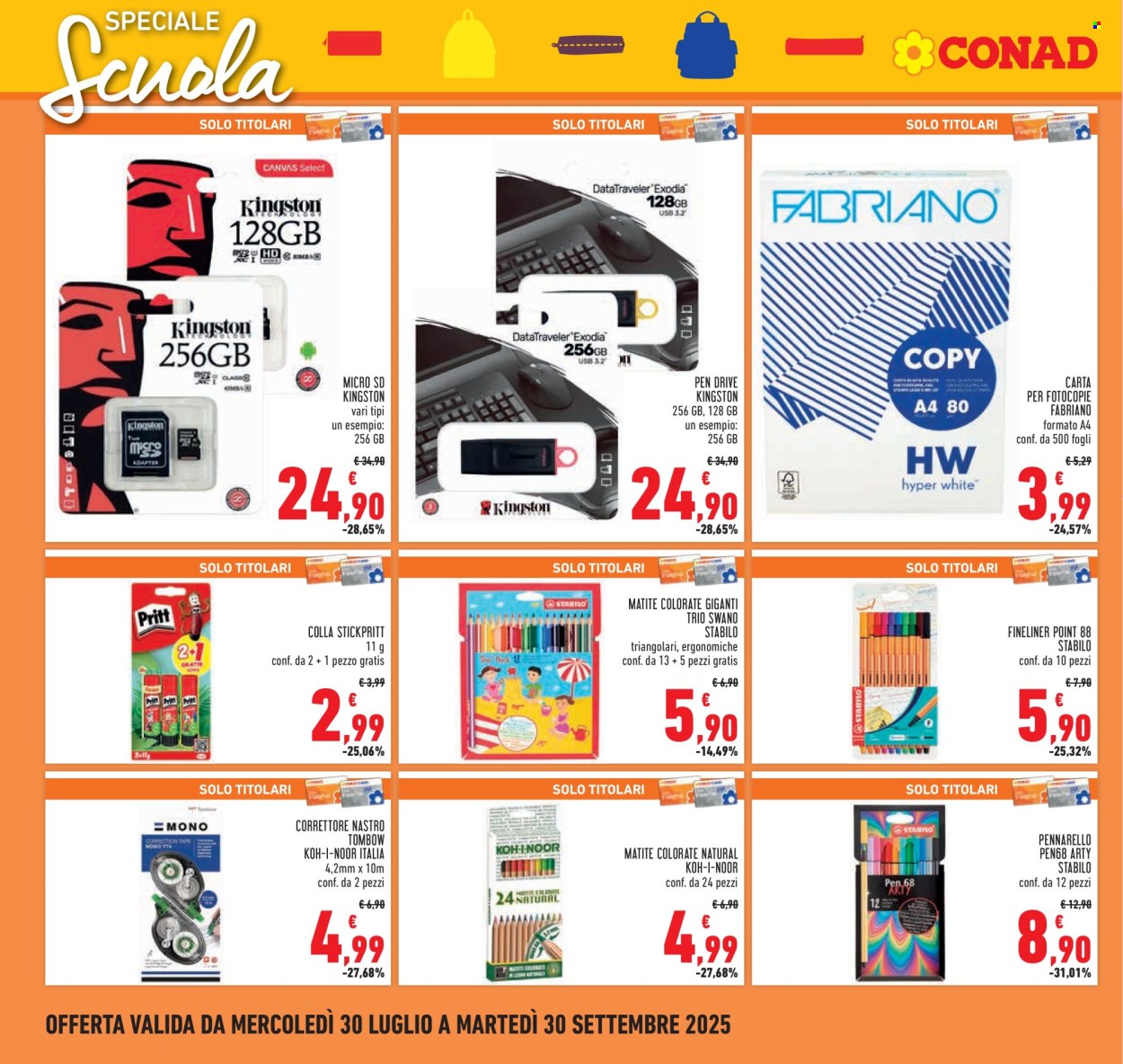 Volantino Conad - 30/7/2025 - 12/8/2025. Pagina 20