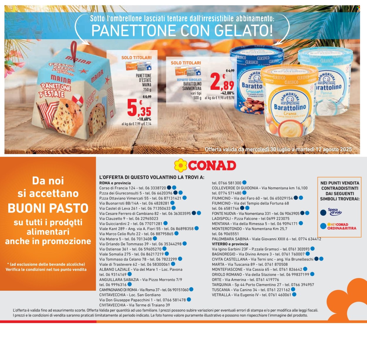 Volantino Conad - 30/7/2025 - 12/8/2025. Pagina 23