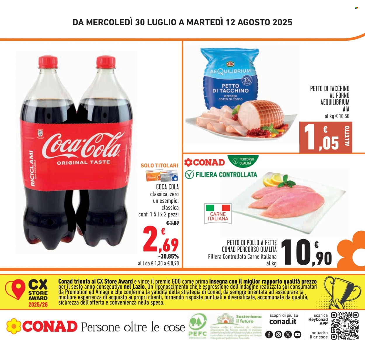 Volantino Conad - 30/7/2025 - 12/8/2025. Pagina 24