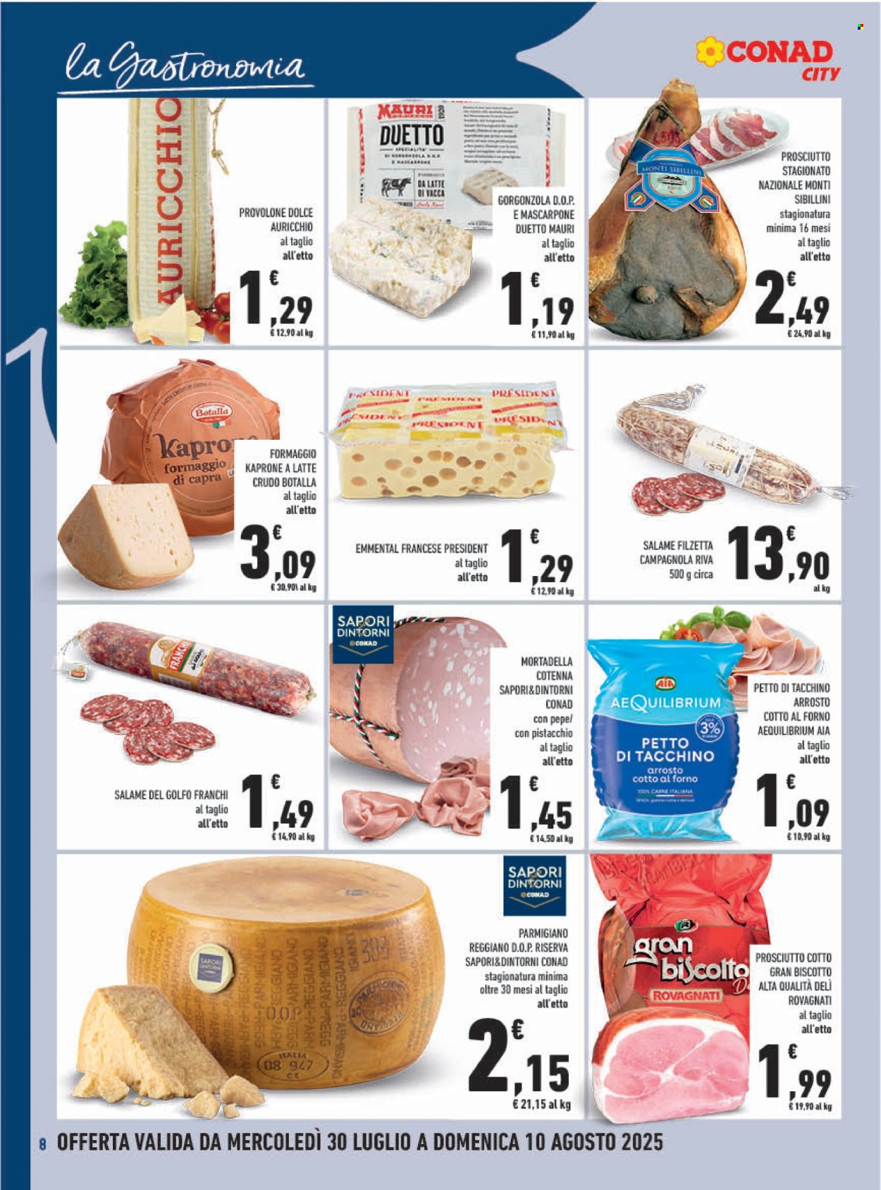 Volantino Conad - 30/7/2025 - 10/8/2025. Pagina 8