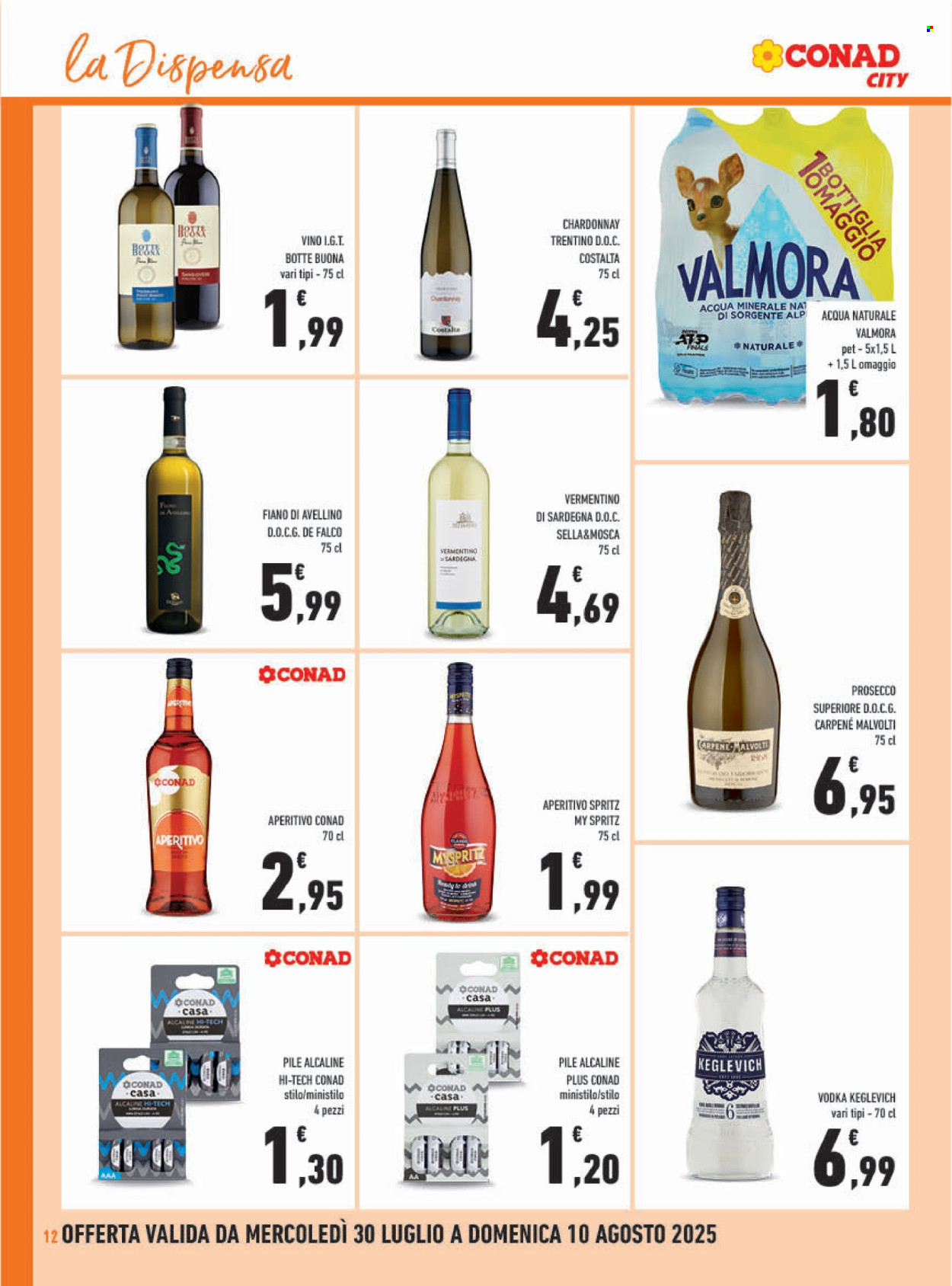Volantino Conad - 30/7/2025 - 10/8/2025. Pagina 12