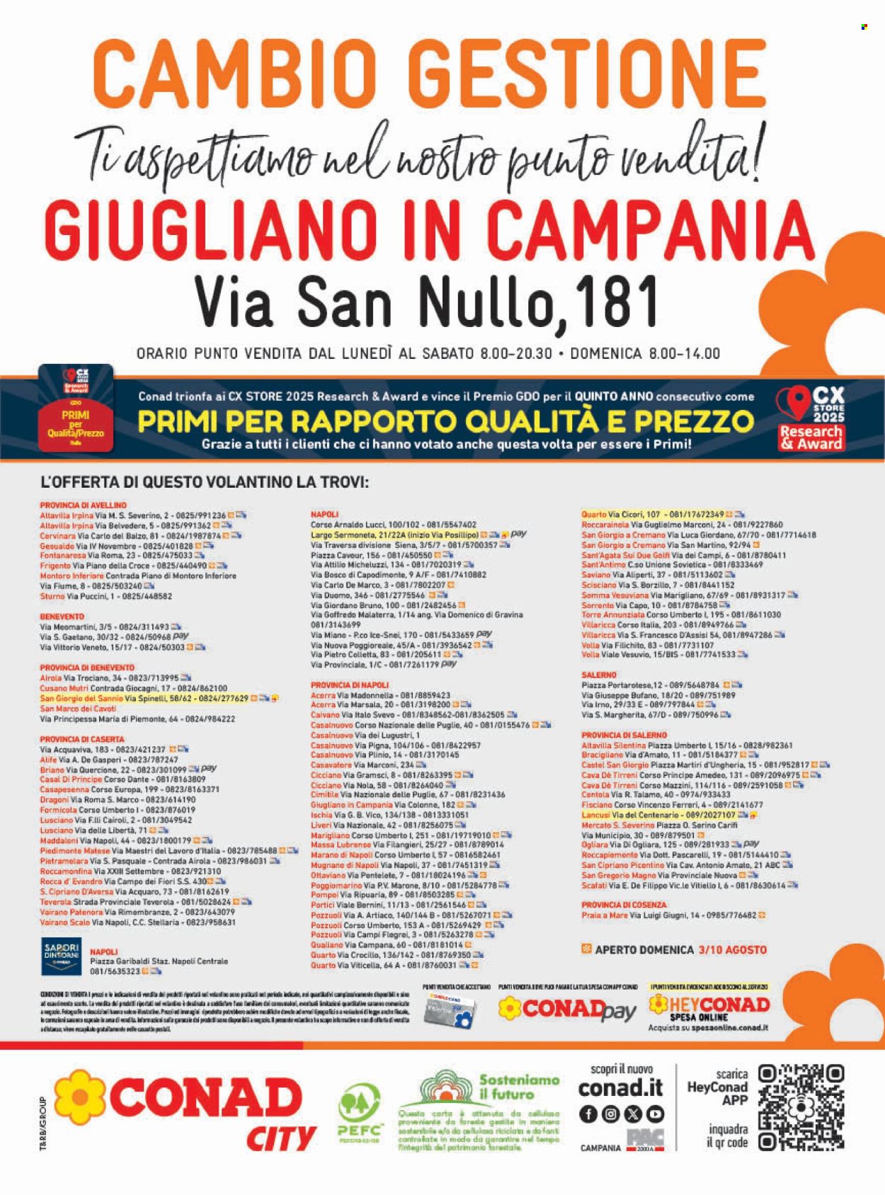 Volantino Conad - 30/7/2025 - 10/8/2025. Pagina 16