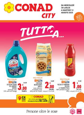 Volantino Conad - 30/7/2025 - 12/8/2025.