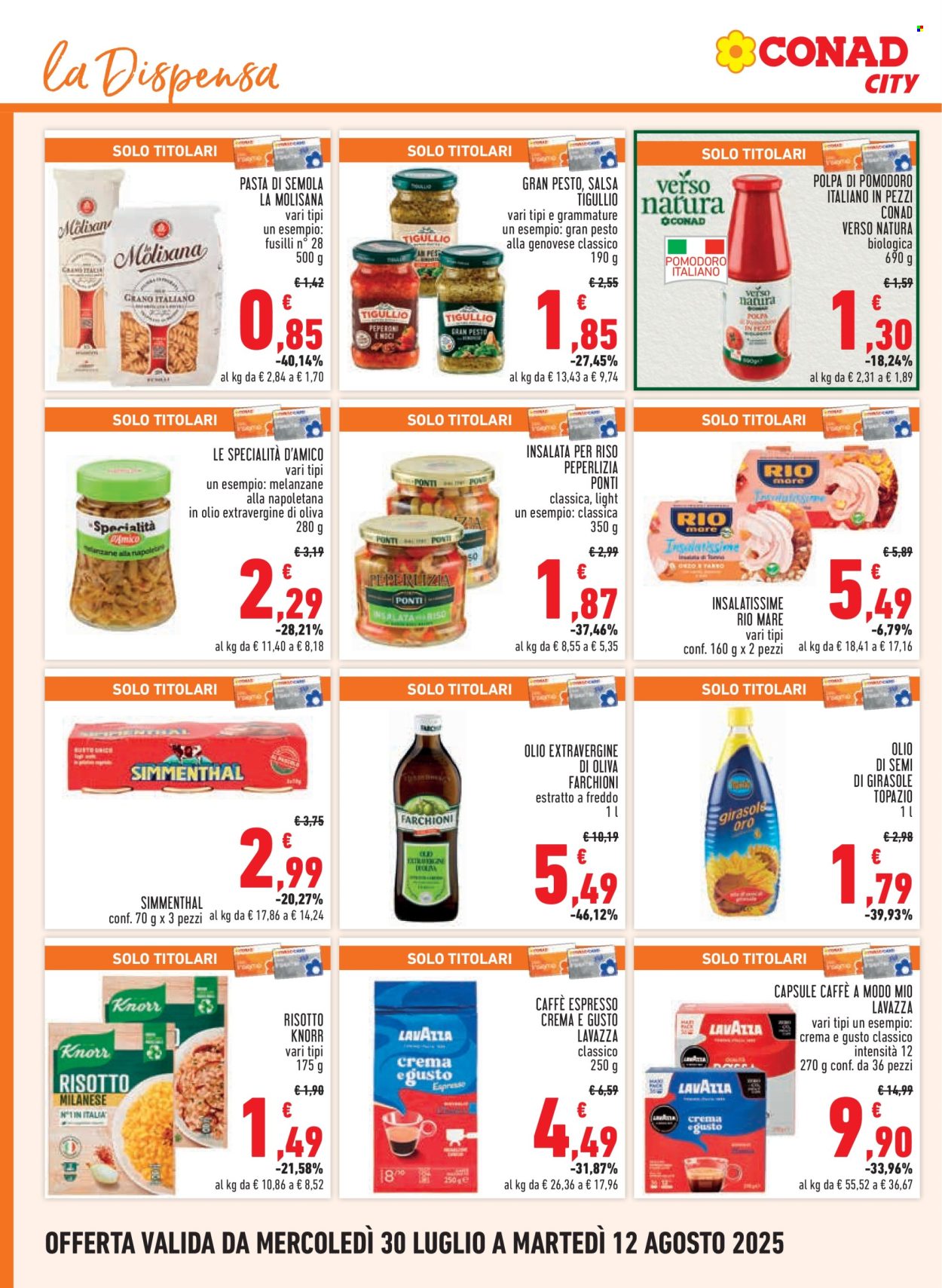 Volantino Conad - 30/7/2025 - 12/8/2025. Pagina 10