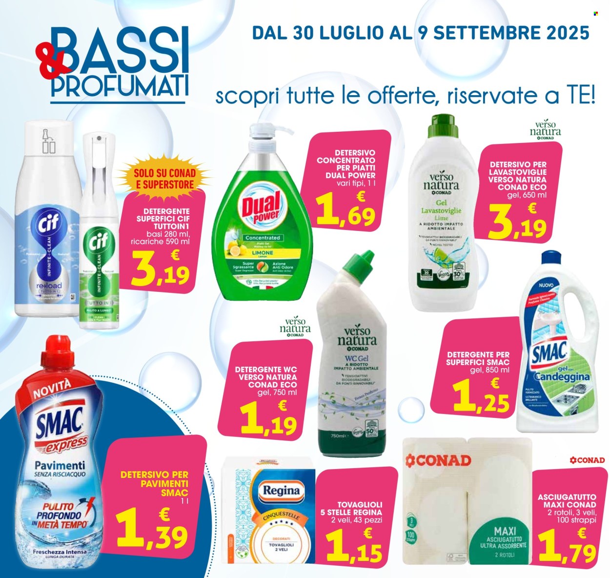 Volantino Conad - 30/7/2025 - 9/9/2025. Pagina 4