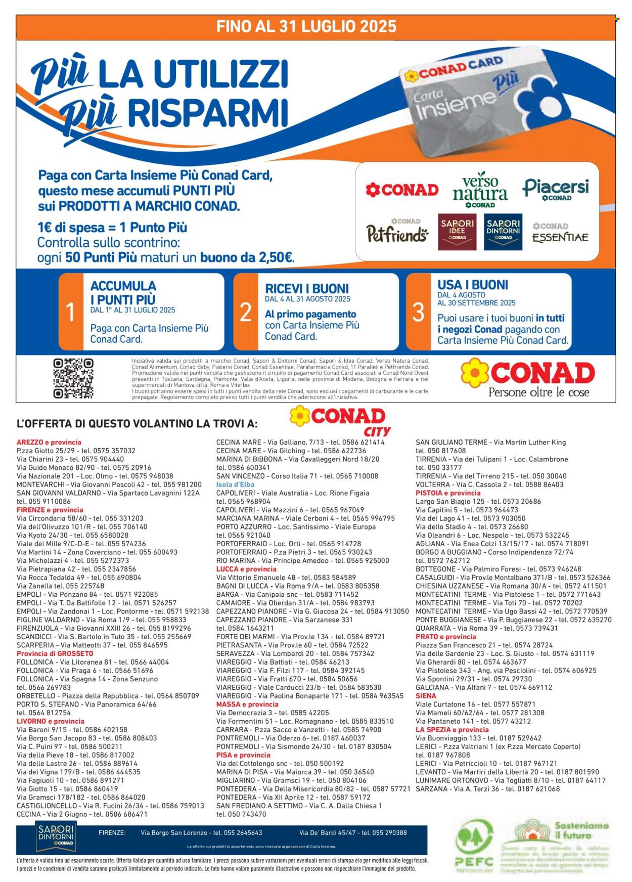 Volantino Conad - 17/7/2025 - 13/8/2025. Pagina 8