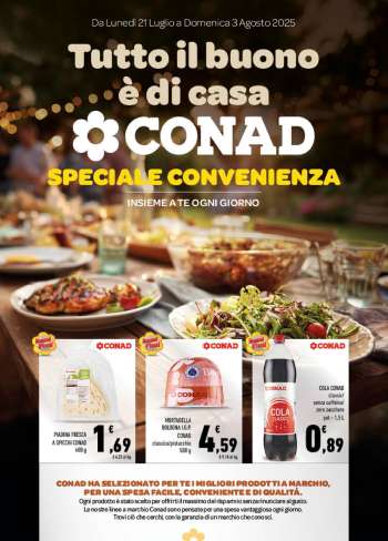Volantino Conad - 21/7/2025 - 3/8/2025.