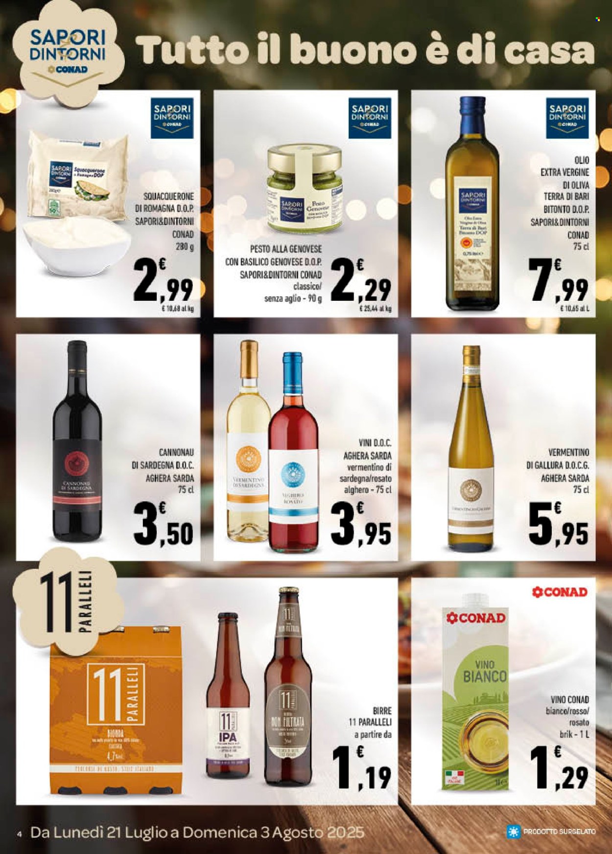 Volantino Conad - 21/7/2025 - 3/8/2025. Pagina 4