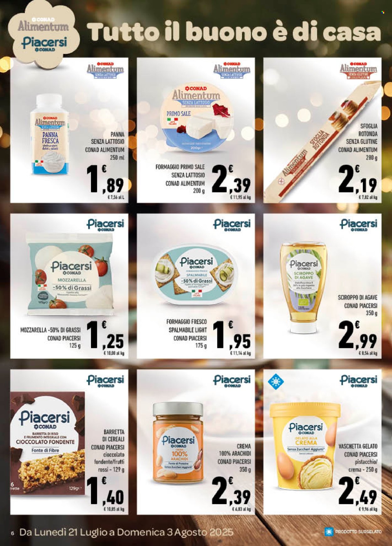 Volantino Conad - 21/7/2025 - 3/8/2025. Pagina 6