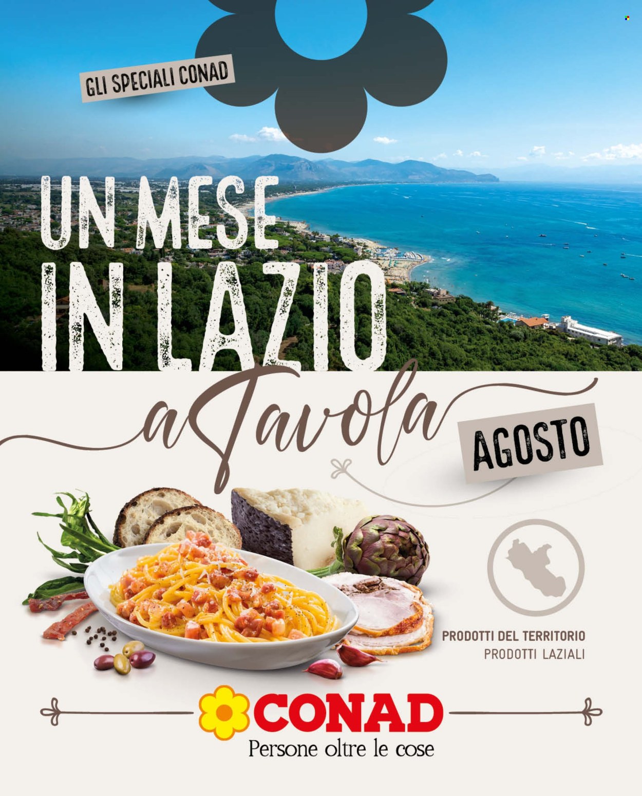 Volantino Conad - 30/7/2025 - 31/8/2025. Pagina 1