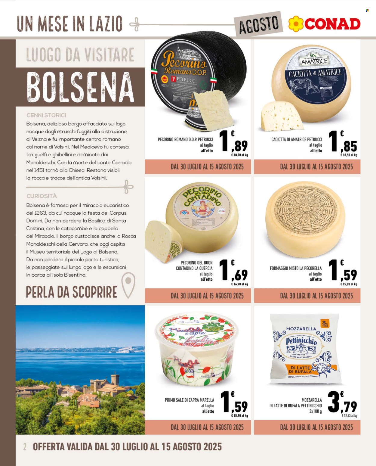 Volantino Conad - 30/7/2025 - 31/8/2025. Pagina 2