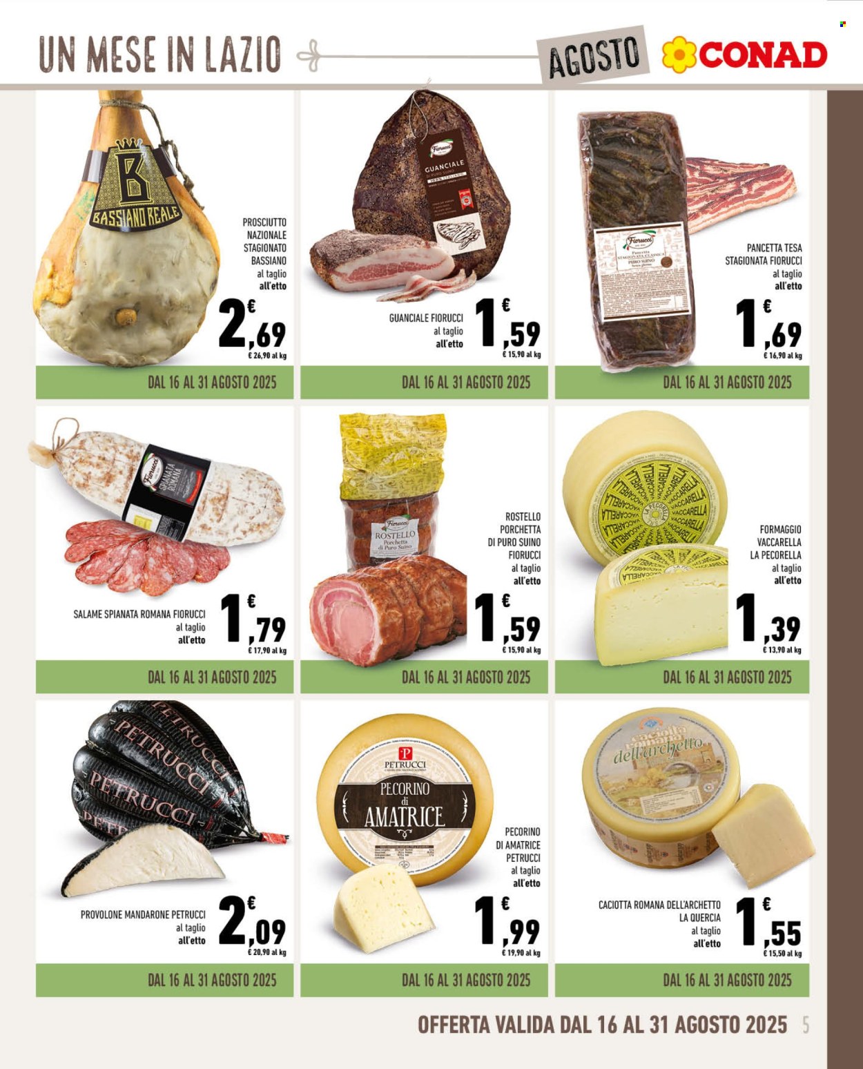 Volantino Conad - 30/7/2025 - 31/8/2025. Pagina 5