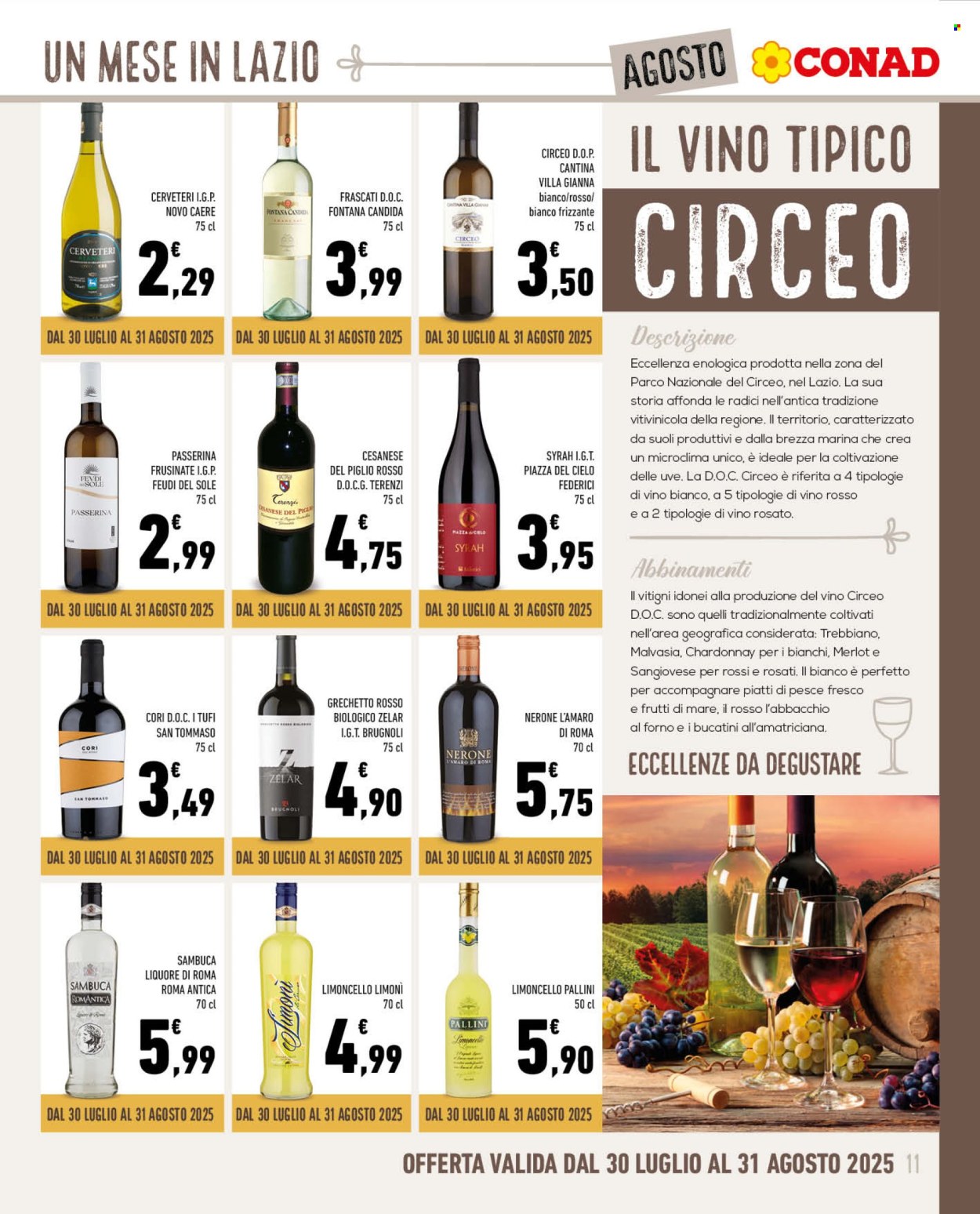Volantino Conad - 30/7/2025 - 31/8/2025. Pagina 11