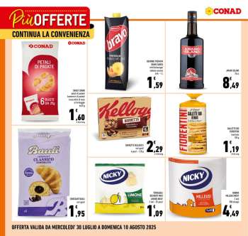 Volantino Conad - 30/7/2025 - 10/8/2025.