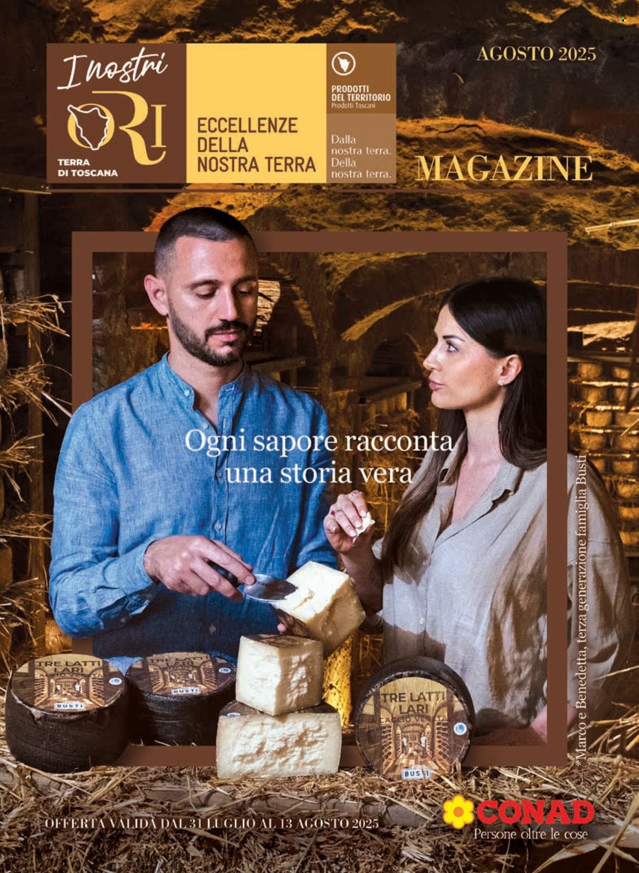 Volantino Conad - 31/7/2025 - 13/8/2025. Pagina 1