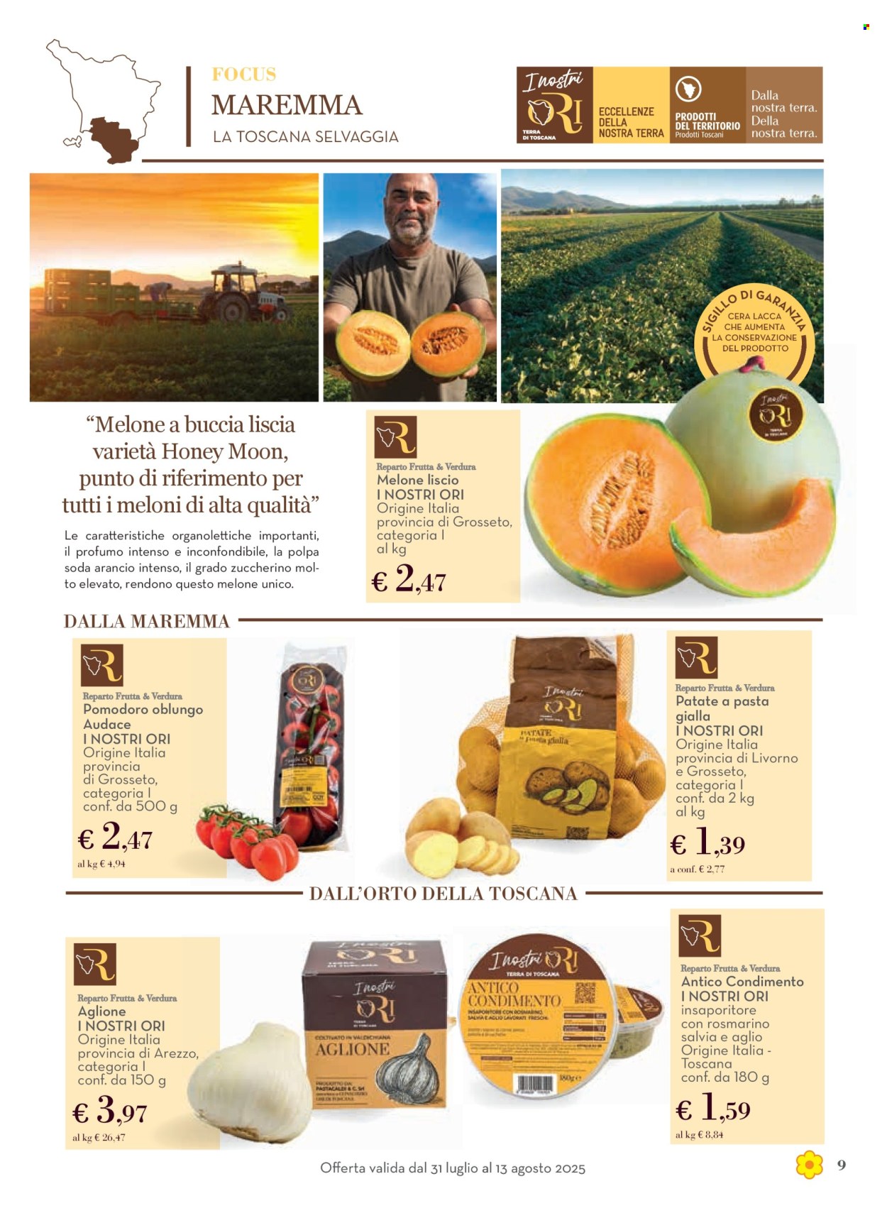 Volantino Conad - 31/7/2025 - 13/8/2025. Pagina 9