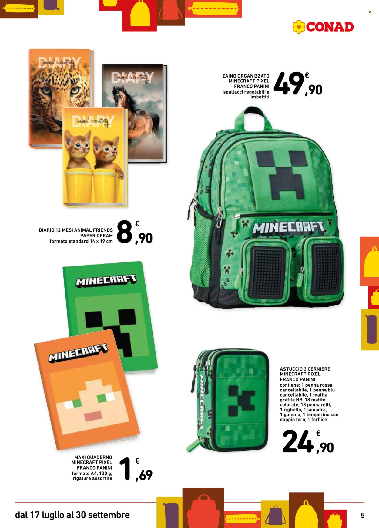 Volantino Conad - 17/7/2025 - 30/9/2025. Pagina 5