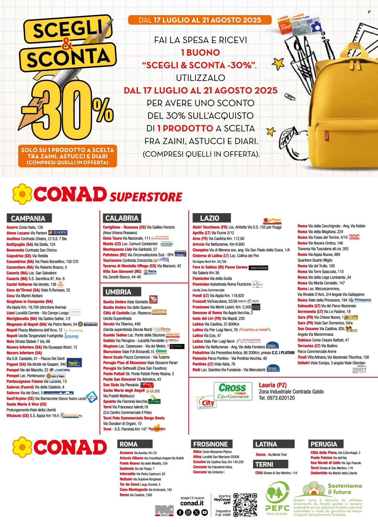 Volantino Conad - 17/7/2025 - 30/9/2025. Pagina 12
