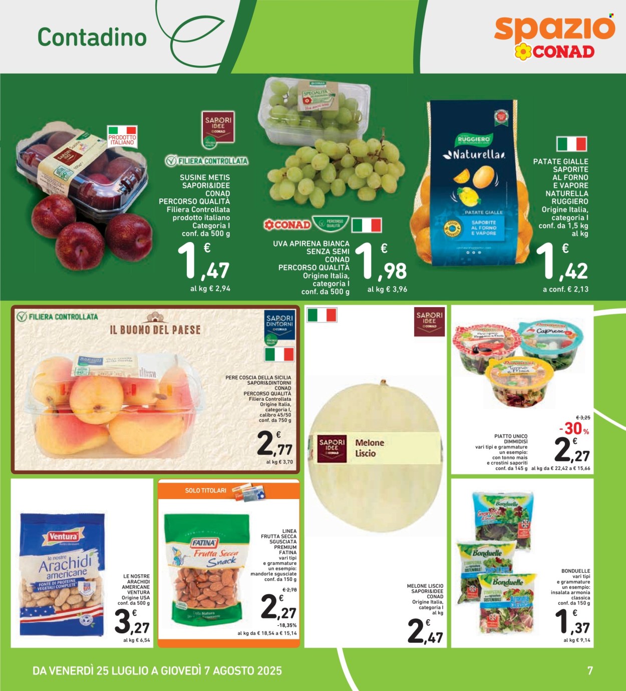 Volantino Spazio Conad - 25/7/2025 - 7/8/2025. Pagina 7
