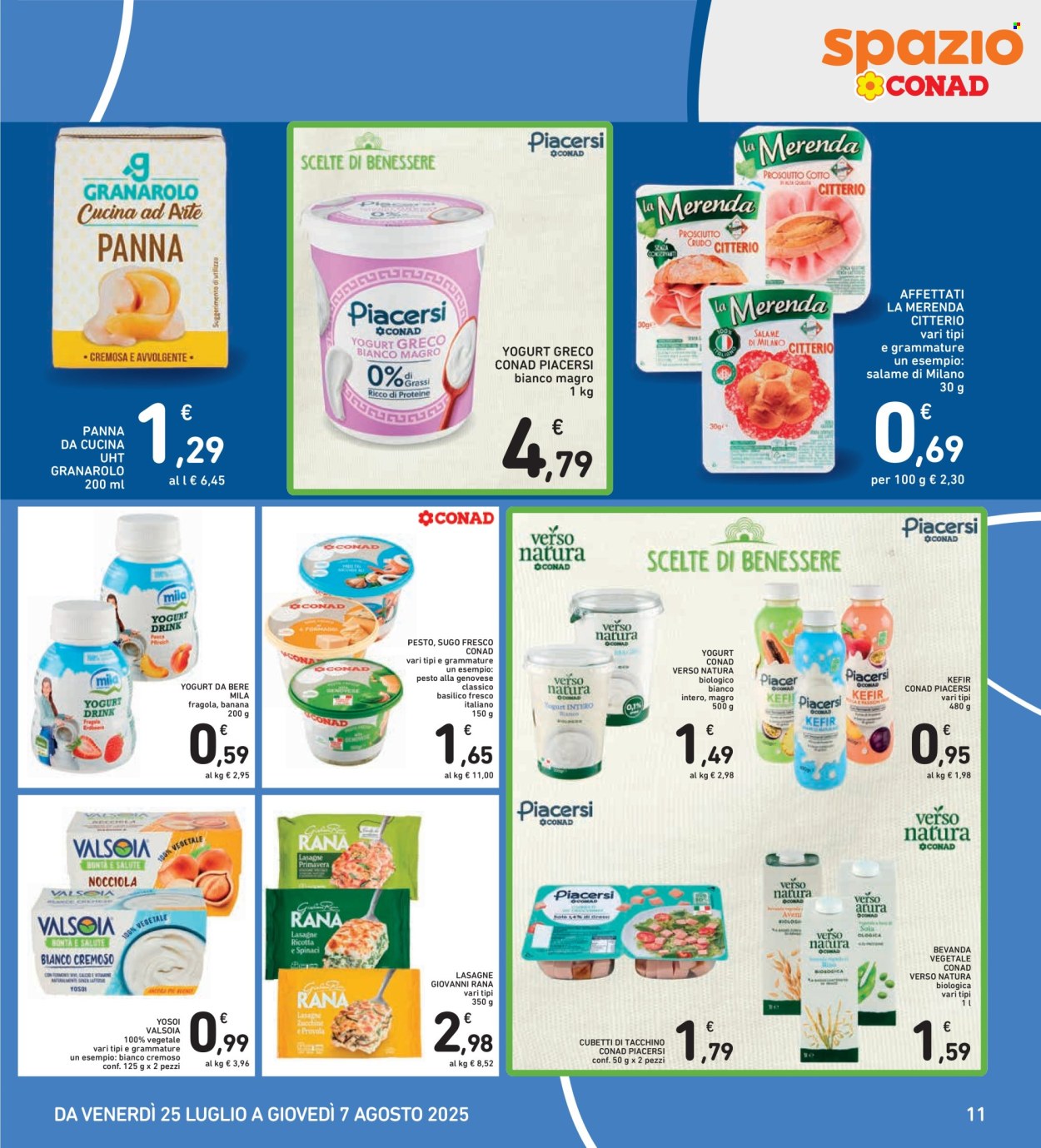Volantino Spazio Conad - 25/7/2025 - 7/8/2025. Pagina 11