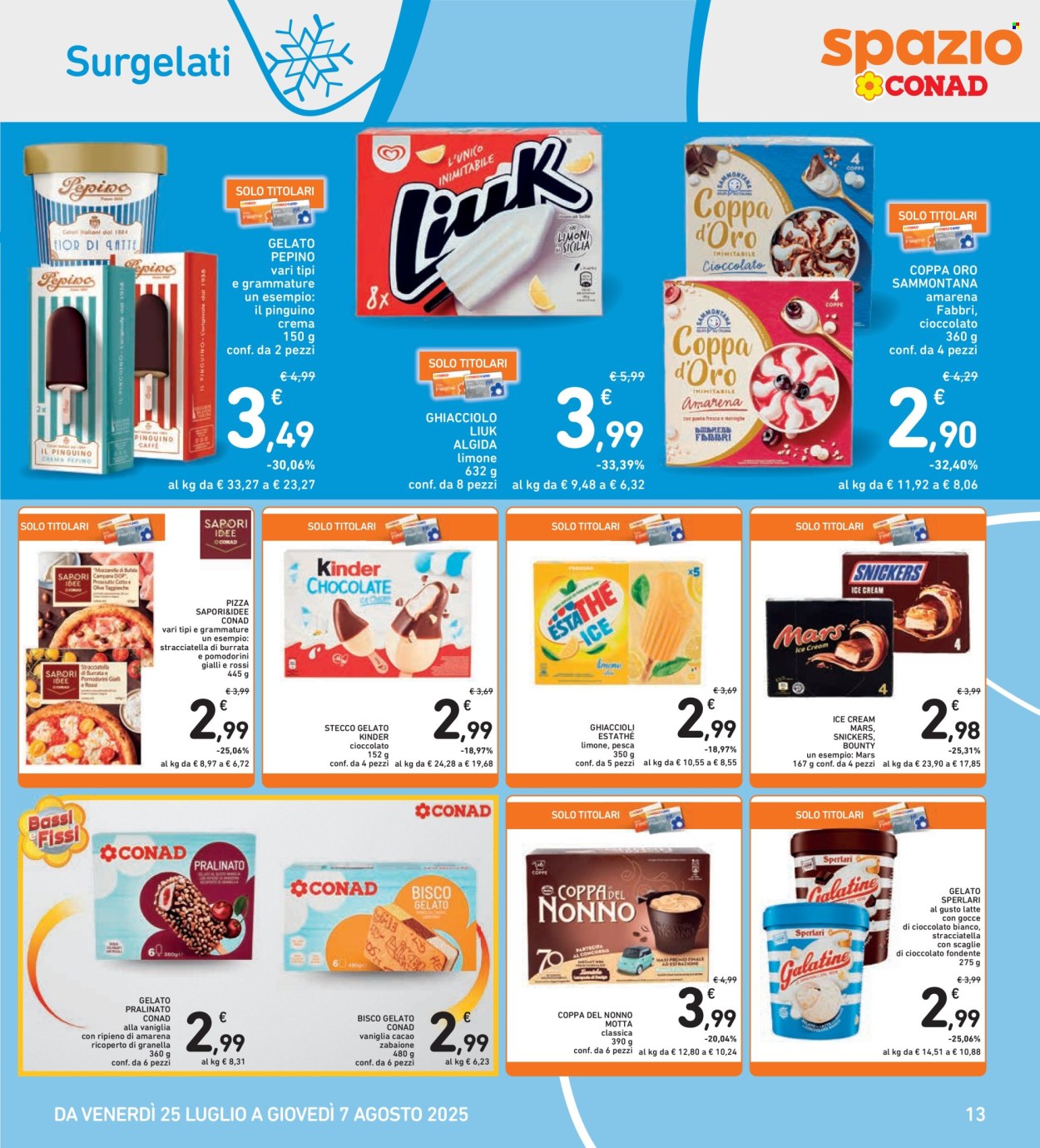Volantino Spazio Conad - 25/7/2025 - 7/8/2025. Pagina 13