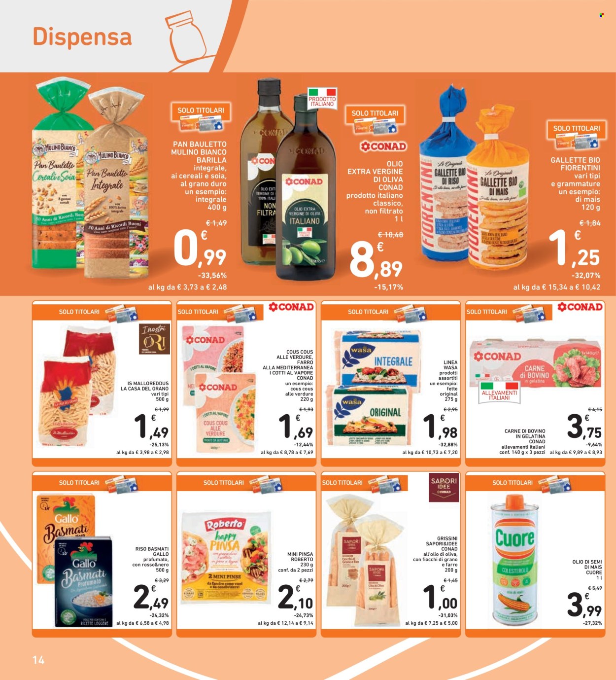 Volantino Spazio Conad - 25/7/2025 - 7/8/2025. Pagina 14