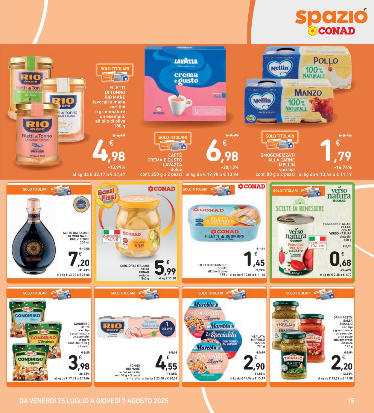 Volantino Spazio Conad - 25/7/2025 - 7/8/2025. Pagina 15