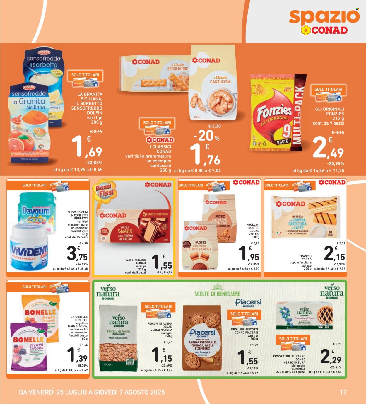Volantino Spazio Conad - 25/7/2025 - 7/8/2025. Pagina 17