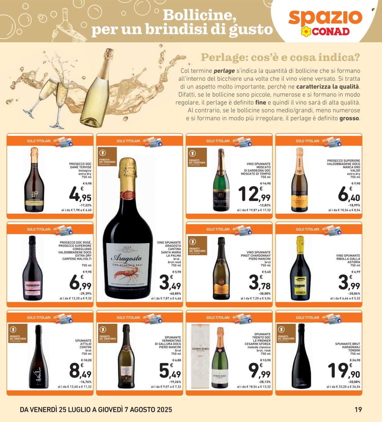 Volantino Spazio Conad - 25/7/2025 - 7/8/2025. Pagina 19
