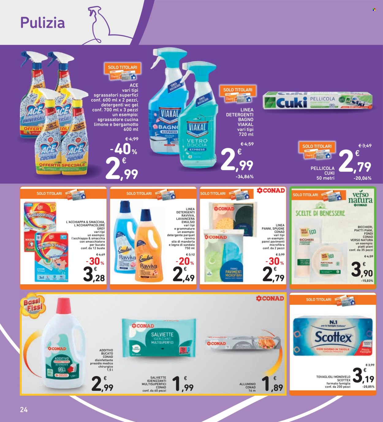 Volantino Spazio Conad - 25/7/2025 - 7/8/2025. Pagina 24