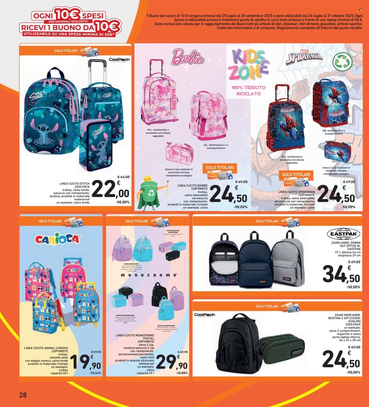 Volantino Spazio Conad - 25/7/2025 - 7/8/2025. Pagina 28
