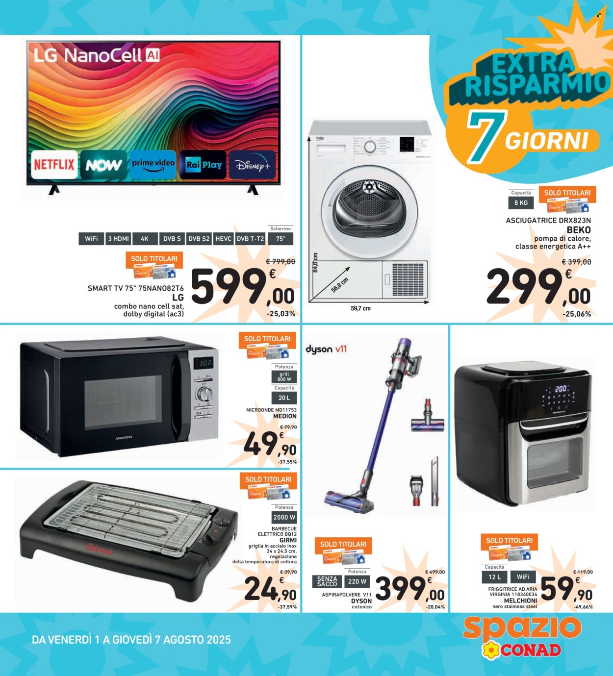 Volantino Spazio Conad - 25/7/2025 - 7/8/2025. Pagina 39