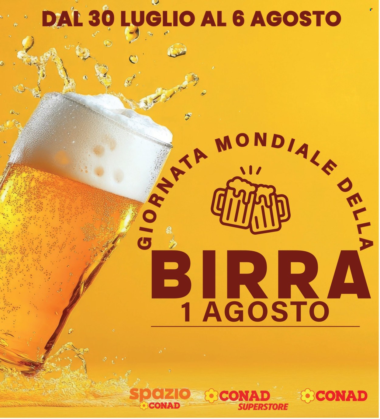 Volantino Conad - 30/7/2025 - 6/8/2025. Pagina 1