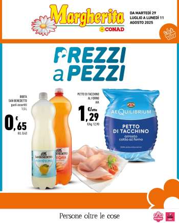 Volantino Margherita Conad - 29/7/2025 - 11/8/2025.