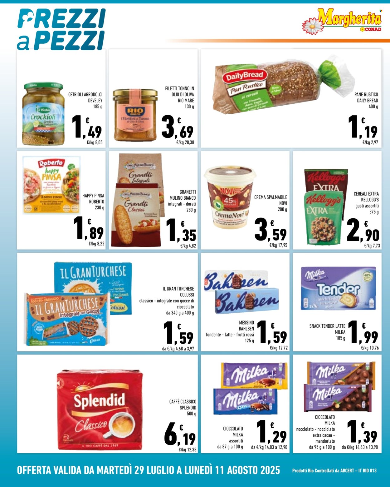 Volantino Margherita Conad - 29/7/2025 - 11/8/2025. Pagina 6