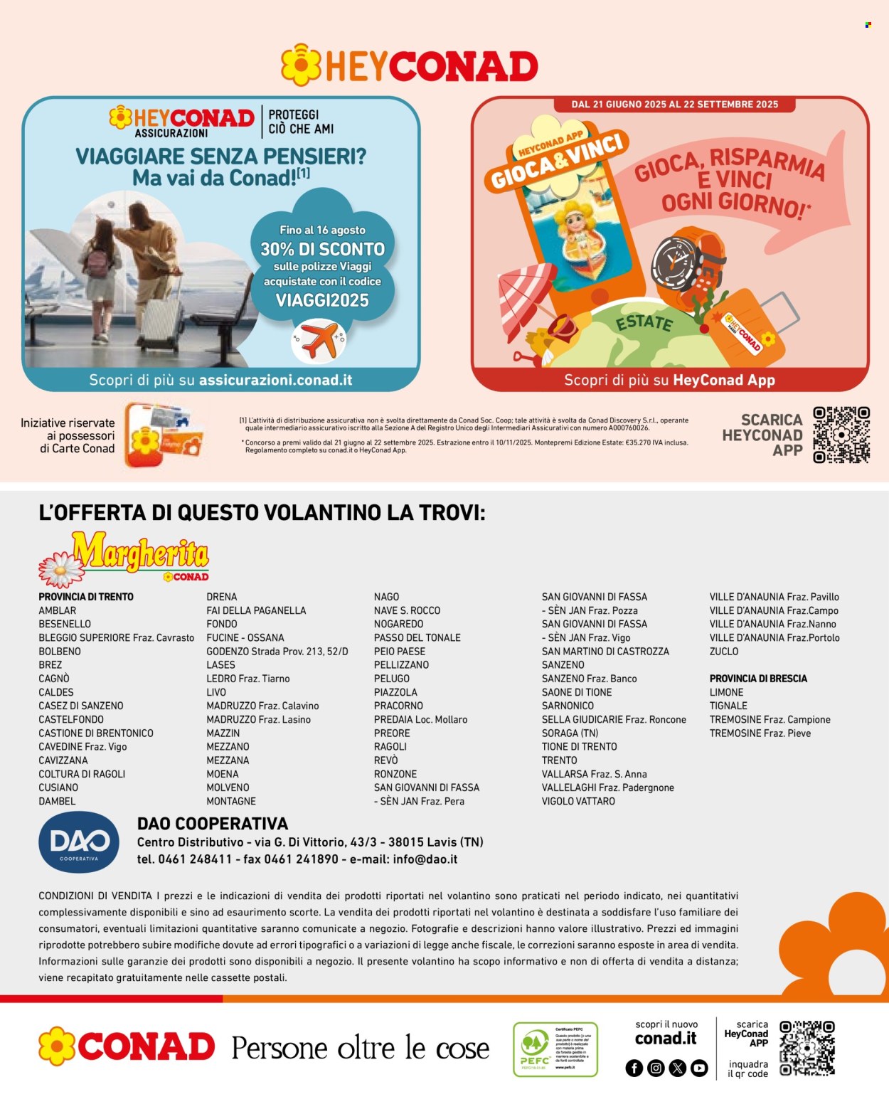 Volantino Margherita Conad - 29/7/2025 - 11/8/2025. Pagina 8