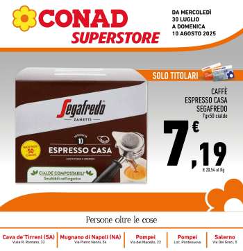 Volantino Conad Superstore - 30/7/2025 - 10/8/2025.