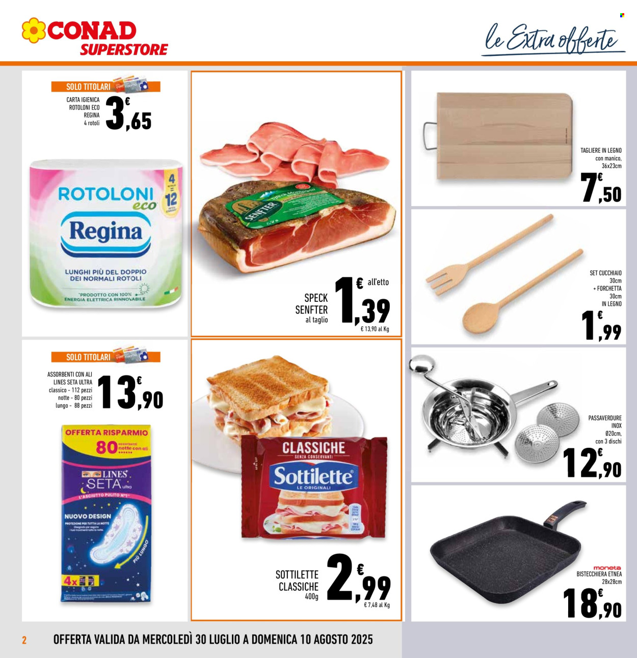 Volantino Conad Superstore - 30/7/2025 - 10/8/2025. Pagina 2