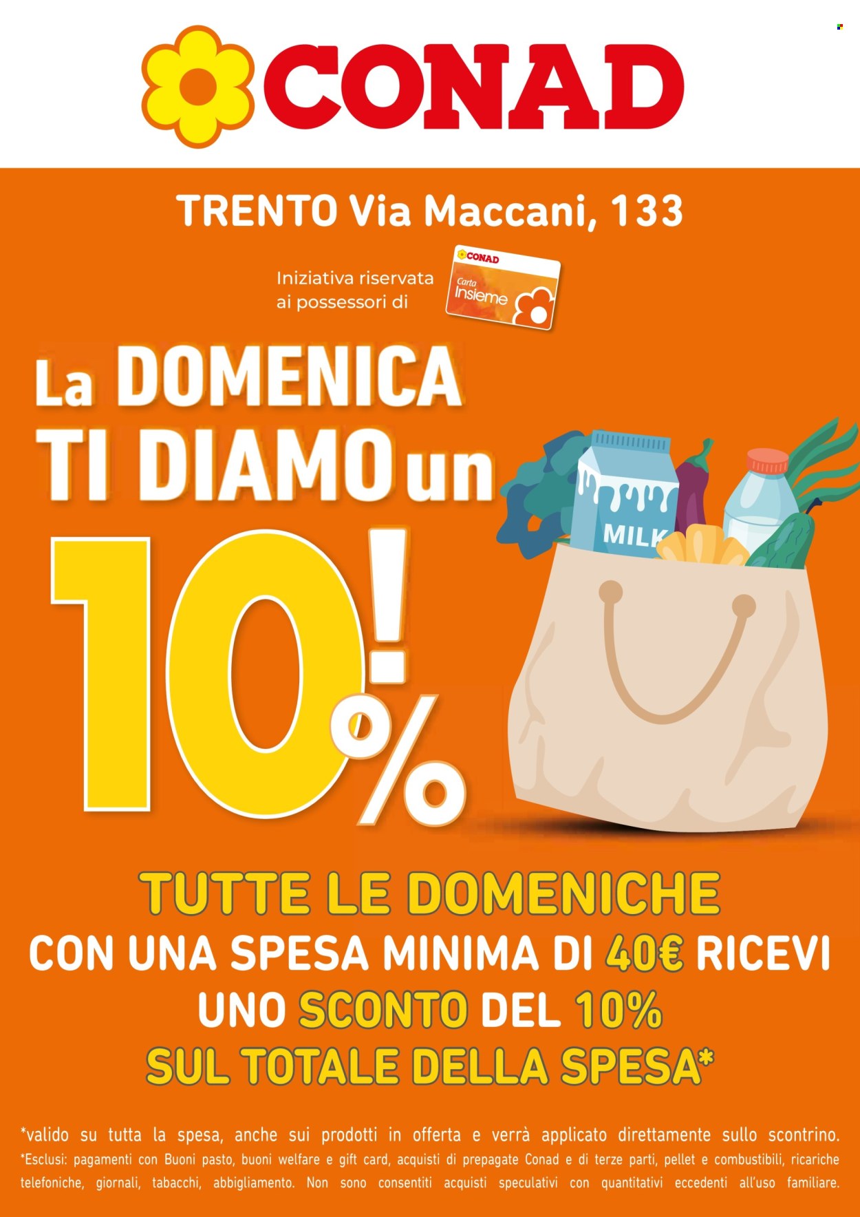 Volantino Conad - 2/7/2025 - 31/8/2025. Pagina 1