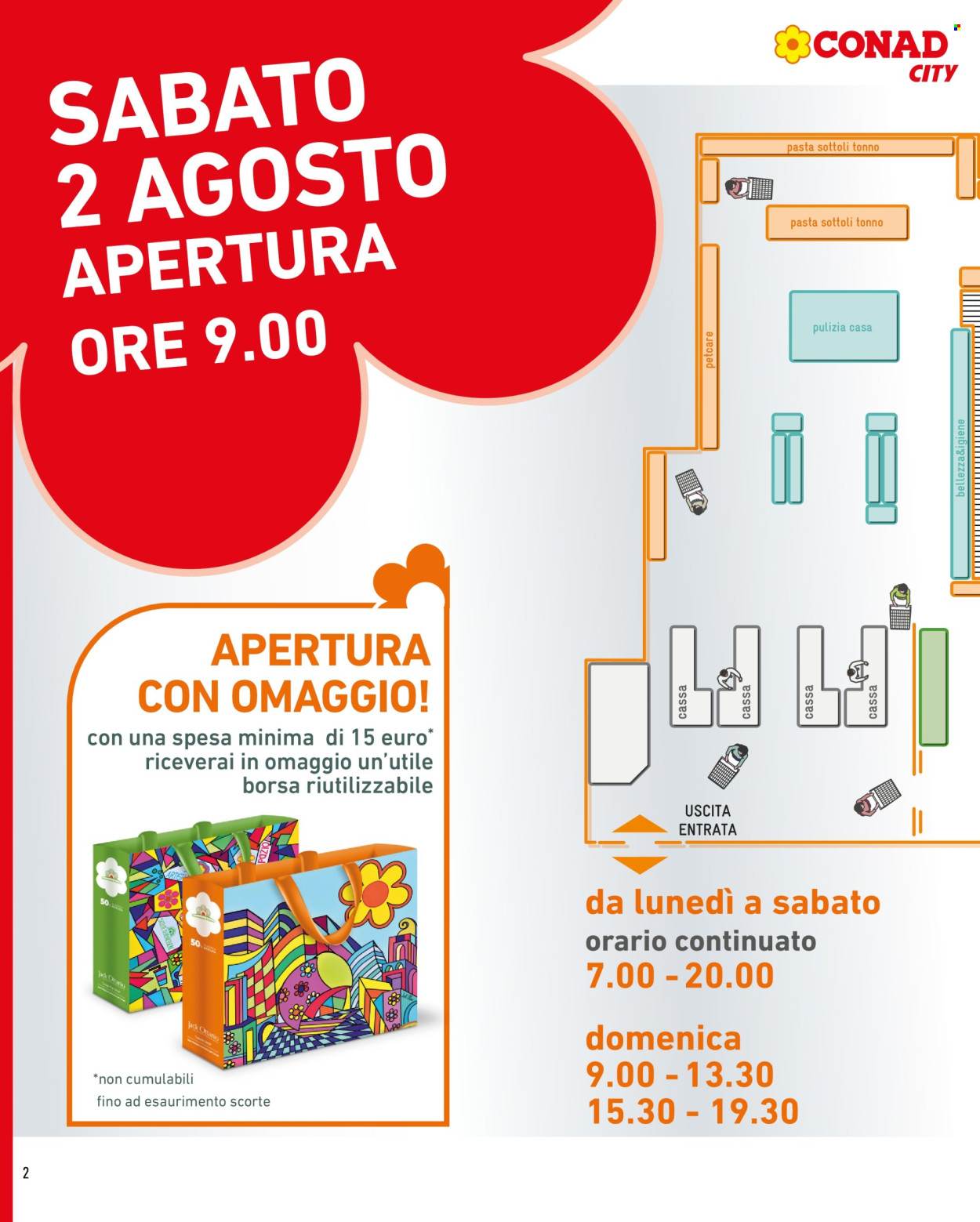 Volantino Conad City - 2/8/2025 - 7/8/2025. Pagina 2