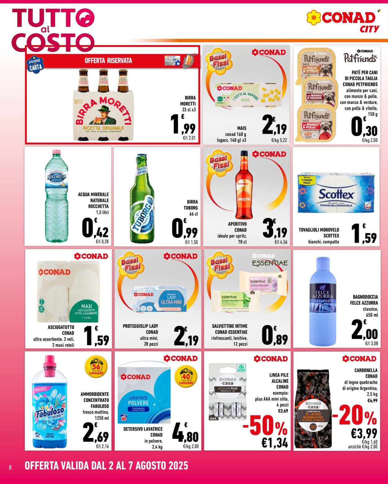 Volantino Conad City - 2/8/2025 - 7/8/2025. Pagina 8