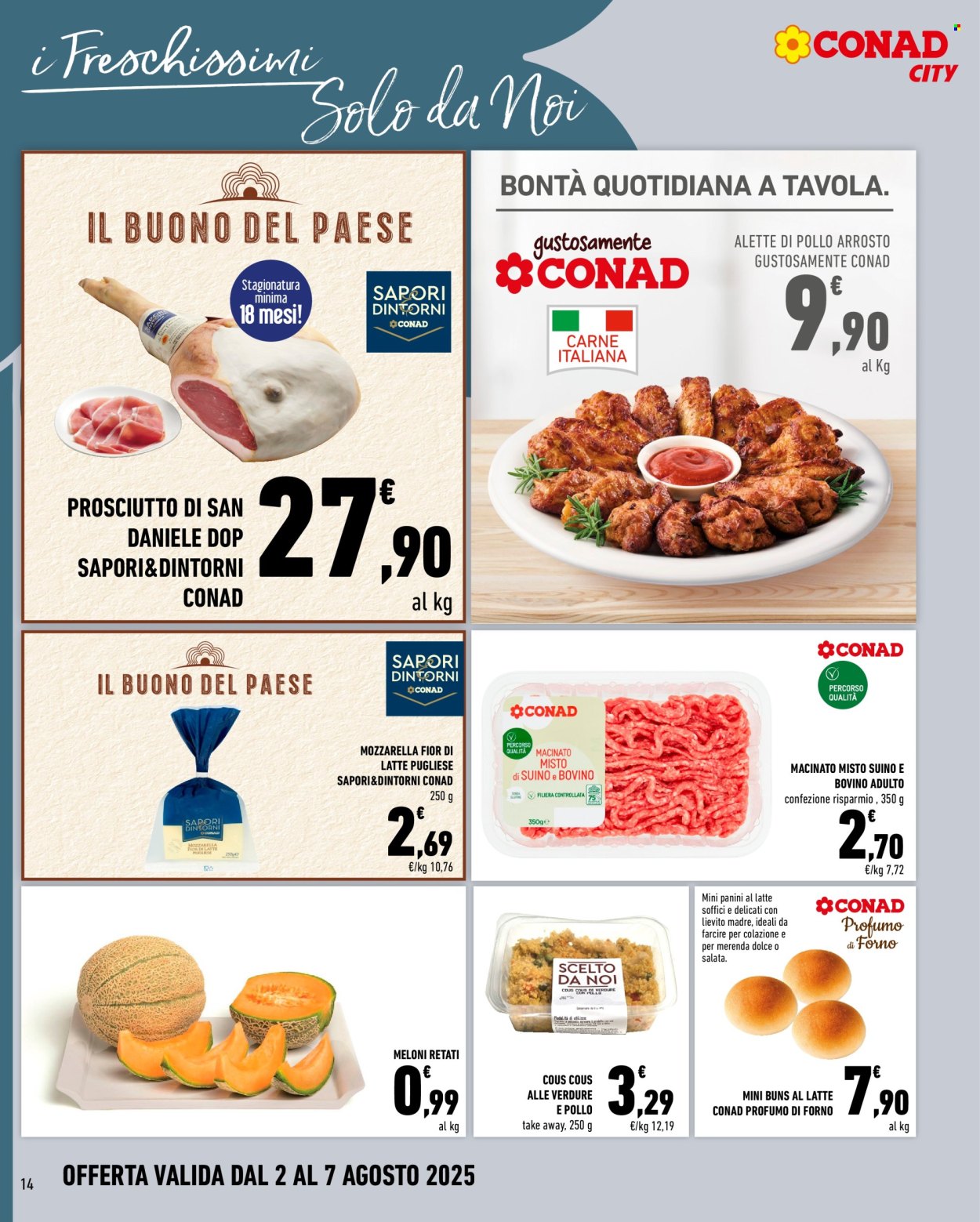 Volantino Conad City - 2/8/2025 - 7/8/2025. Pagina 14
