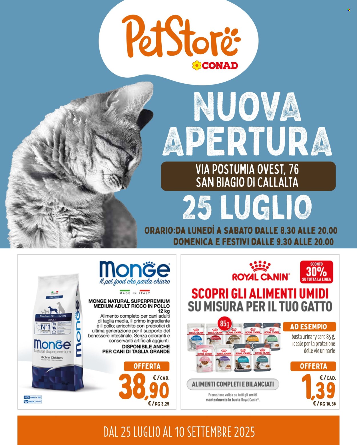 Volantino Spazio Conad - 25/7/2025 - 10/9/2025. Pagina 1