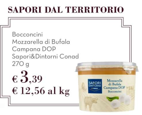 Bocconcini Mozzarella di Bufala Campana DOP