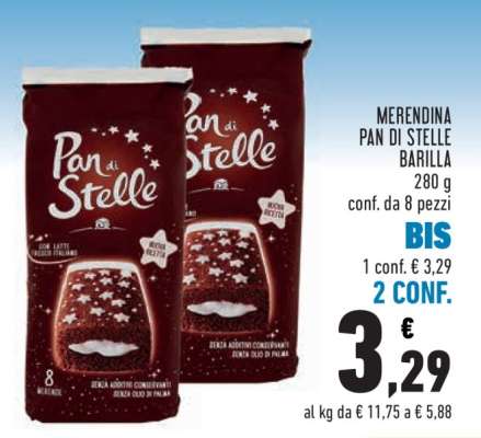 Merendina Pan di Stelle Barilla
