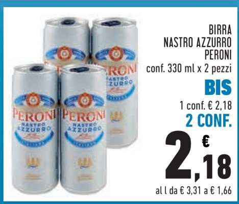 Birra Nastro Azzurro Peroni