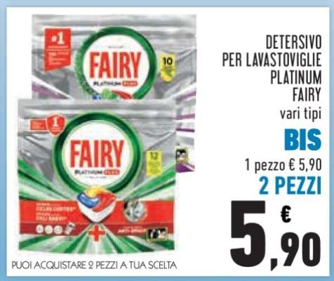 DETERSIVO PER LAVASTOVIGLIE PLATINUM FAIRY