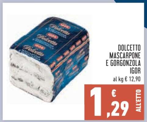 Dolcetto Mascarpone e Gorgonzola Igor