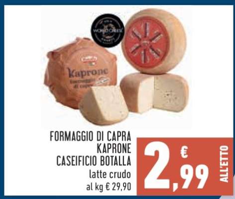 Formaggio di Capra Kaprone Caseificio Botalla